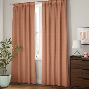 New Room Essentials Orange Curtains for Home (2 panels)